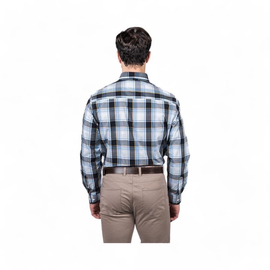 Camisa Hombre McGregor Queens Escocesa Azul