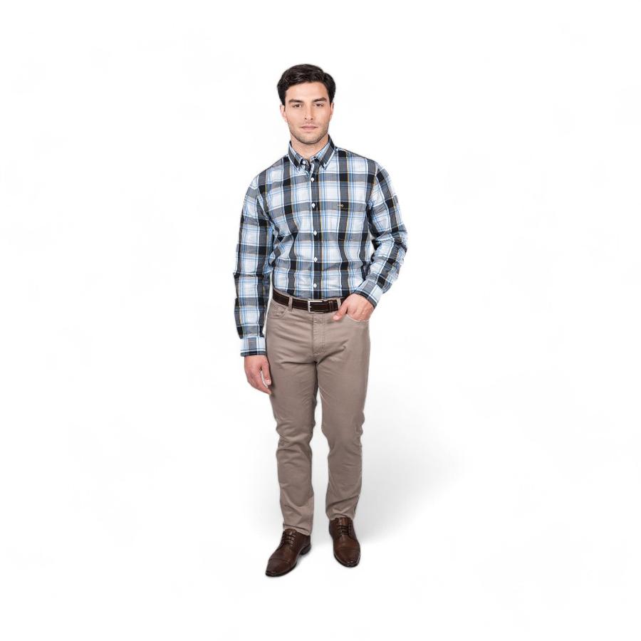 Camisa Hombre McGregor Queens Escocesa Azul