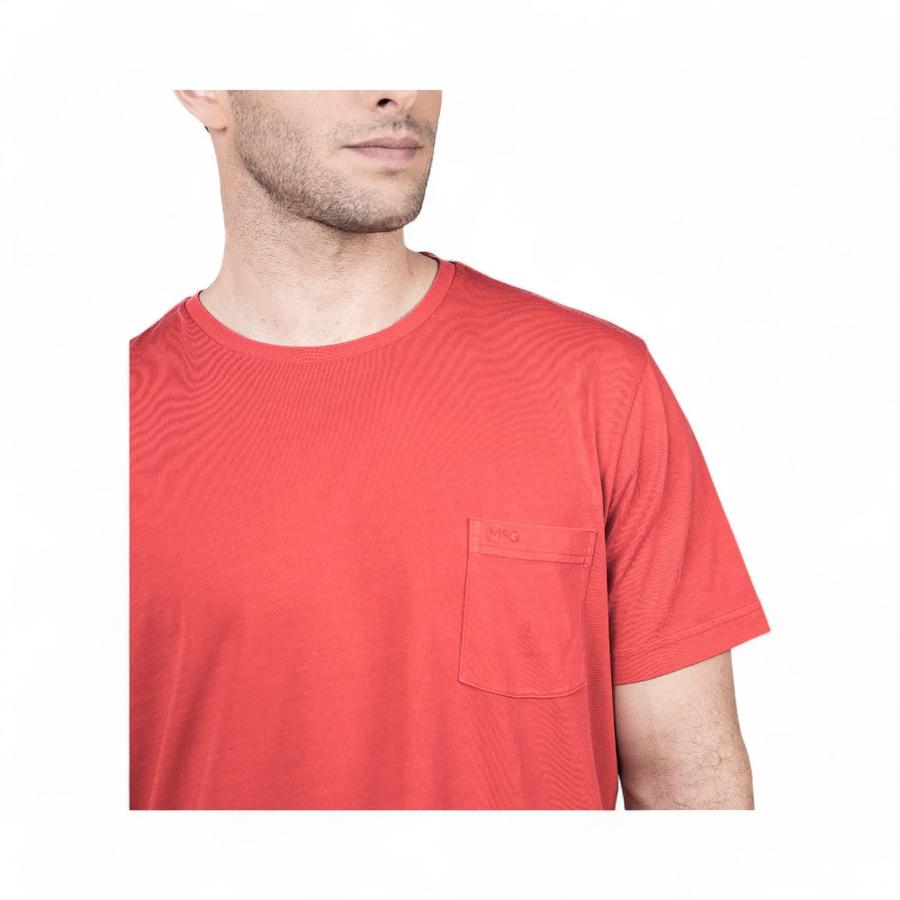Polera Hombre McGregor Greenpoint Manga Corta Rojo