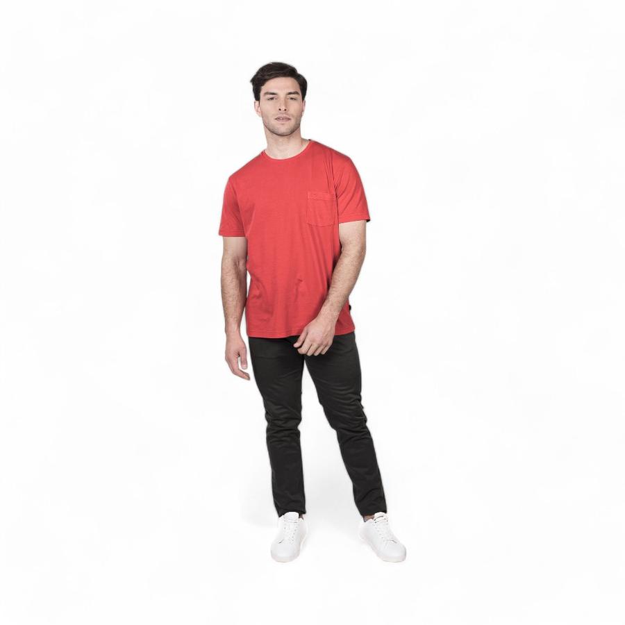 Polera Hombre McGregor Greenpoint Manga Corta Rojo