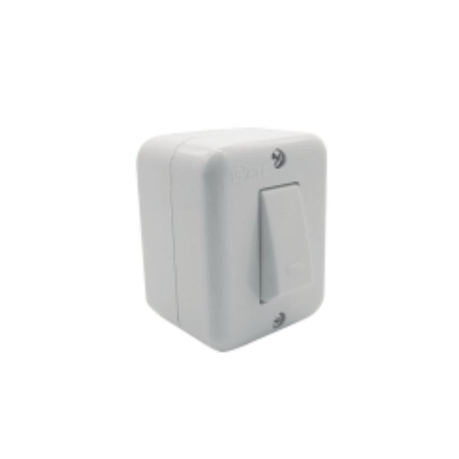 Interruptor Simple MEC 9/12 Sobrepuesto Blanco