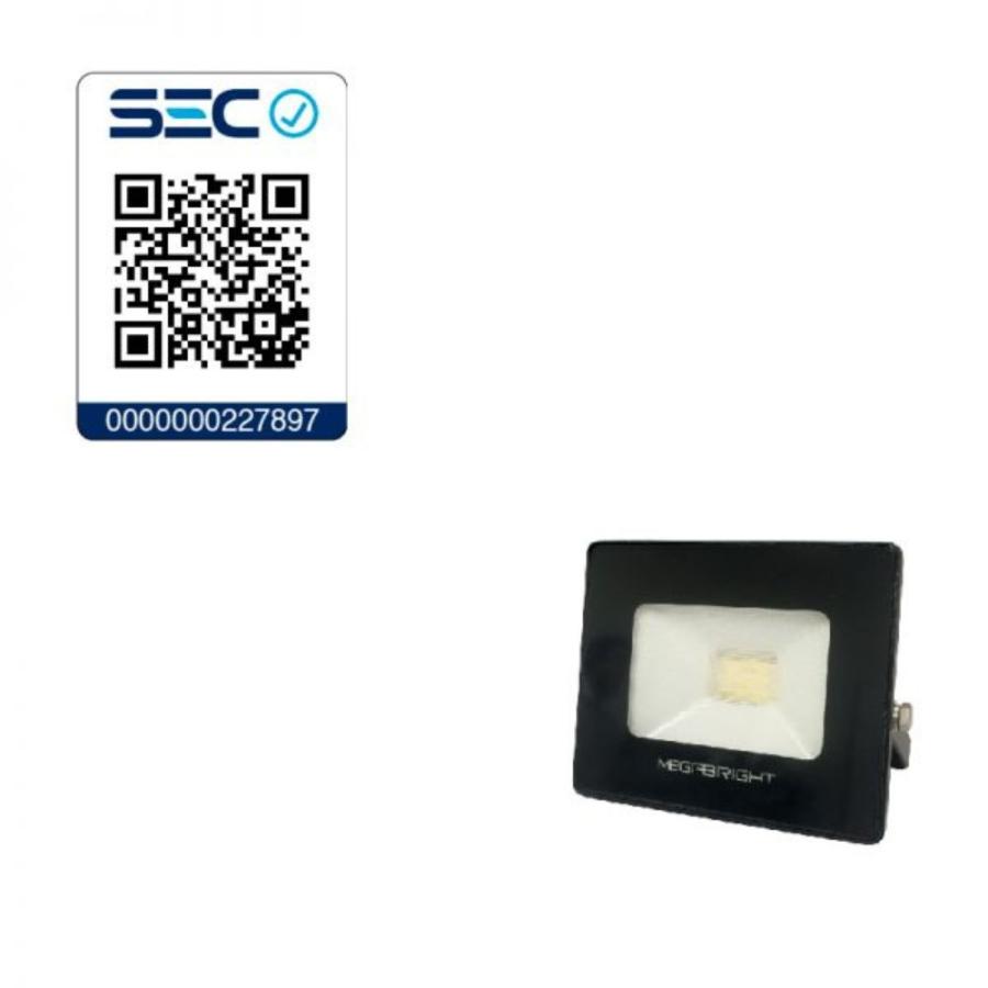Proyector Led Megabright 10W Telco Flat Pro 6000K Luz Fria