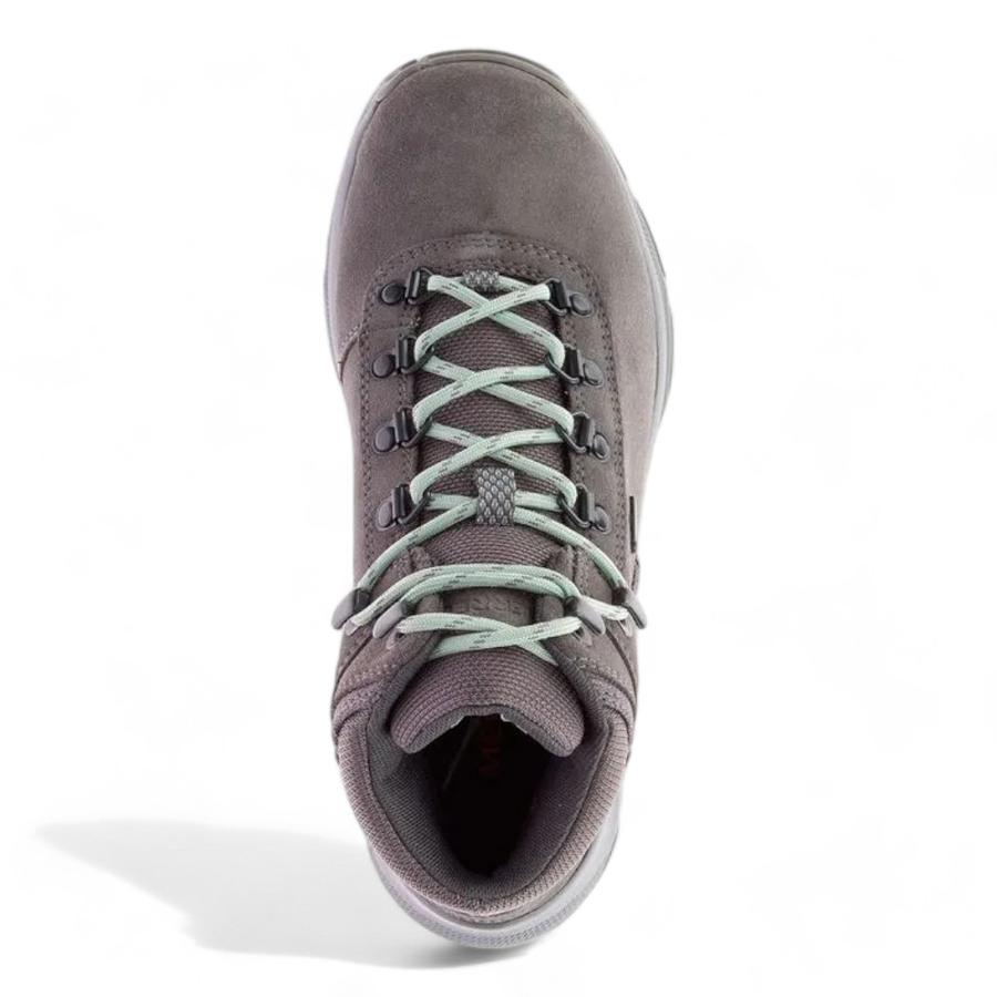 Botín Outdoor Mujer Merrell Erie Mid Wp Gris