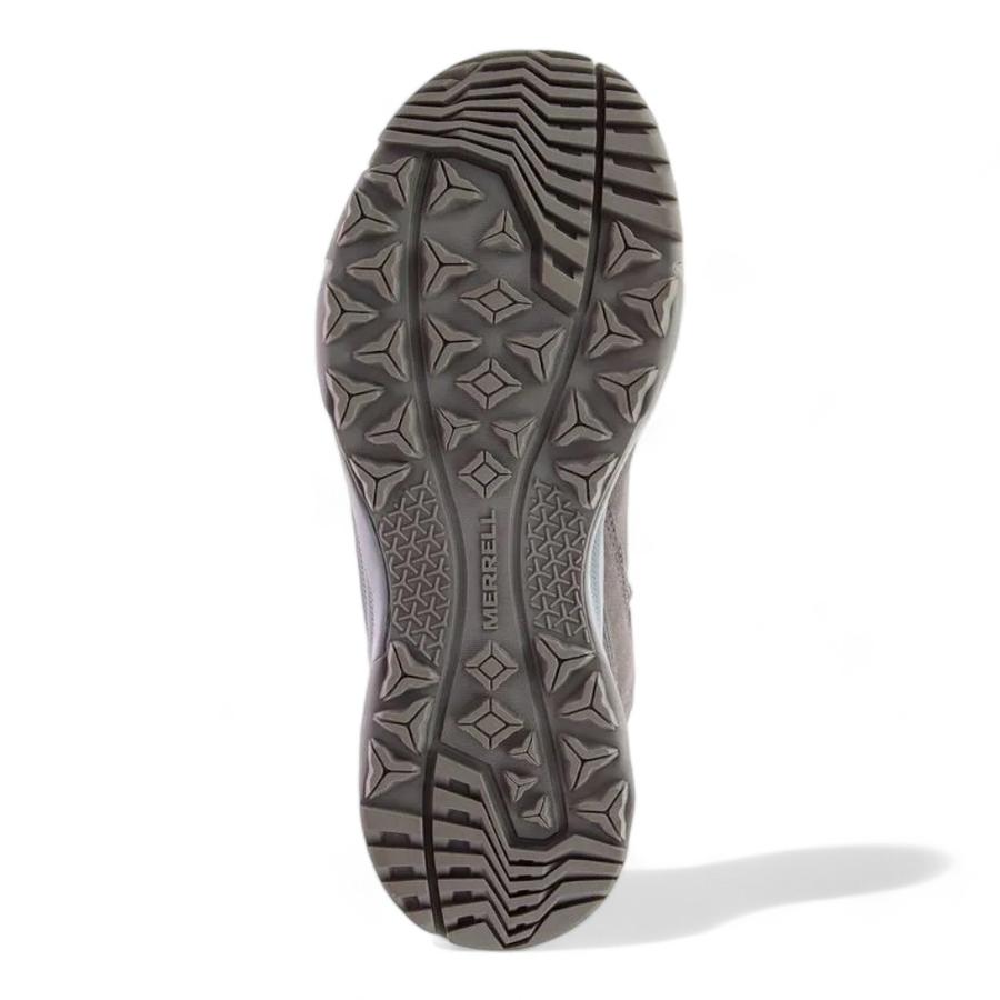 Botín Outdoor Mujer Merrell Erie Mid Wp Gris