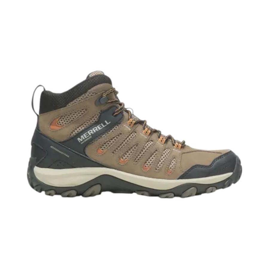 Botín Outdoor Hombre Merrell Crosslander 3 Mid Café