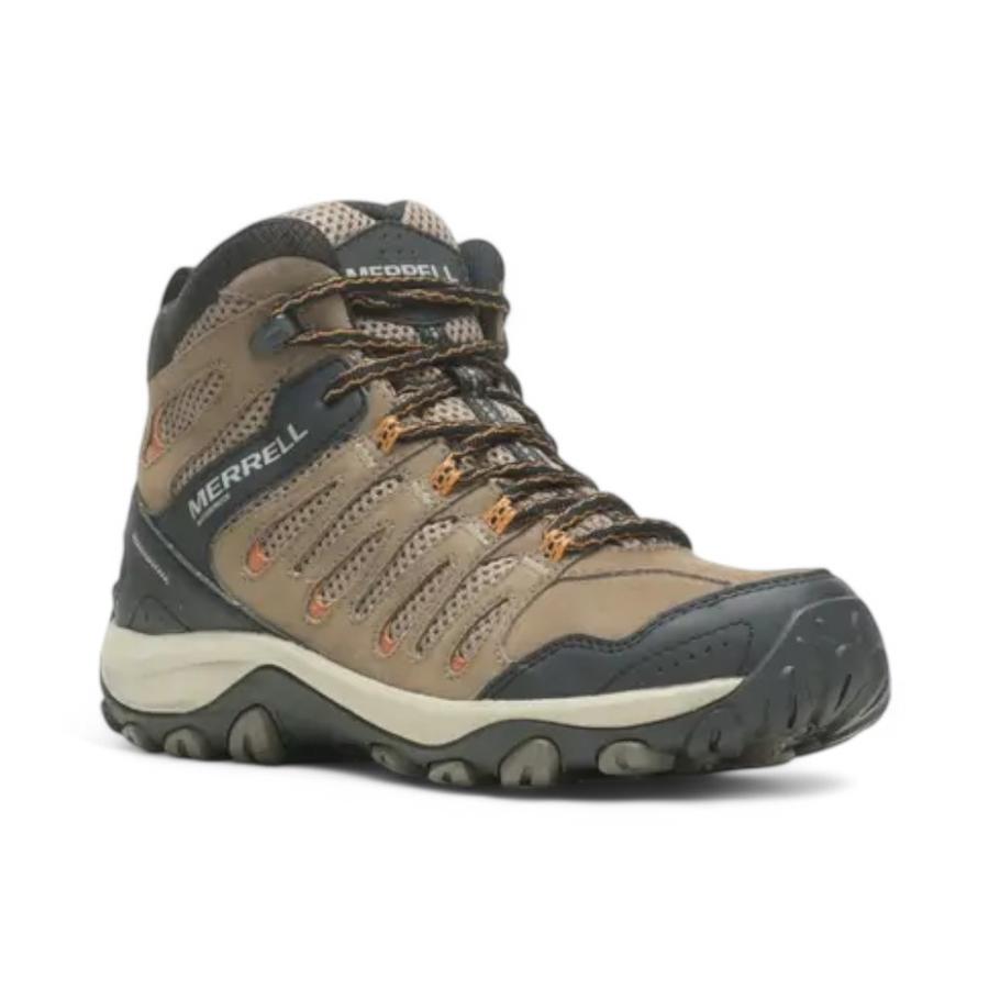 Botín Outdoor Hombre Merrell Crosslander 3 Mid Café