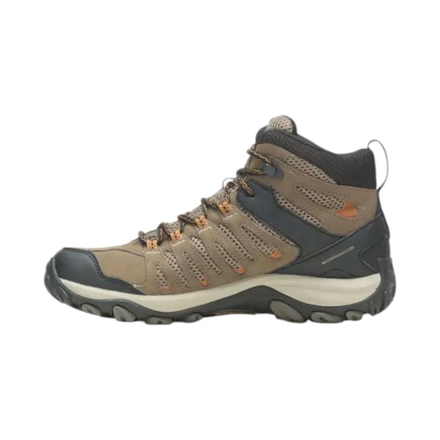Botín Outdoor Hombre Merrell Crosslander 3 Mid Café
