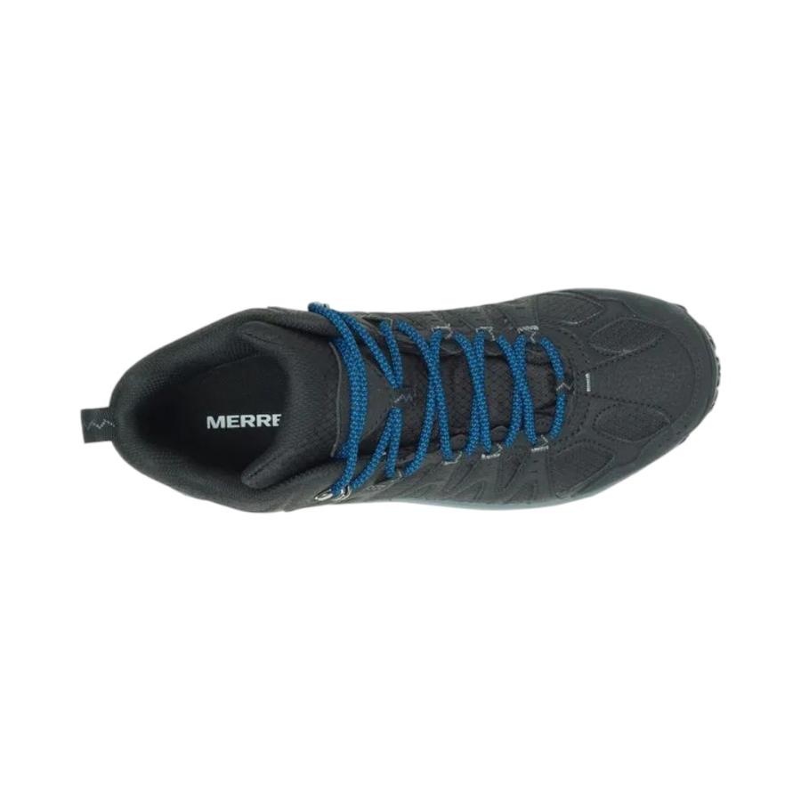 Botín Outdoor Hombre Merrell Crosslander 3 Mid Negro/Azul