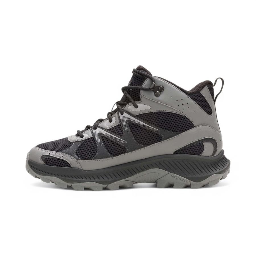 Botín Outdoor Hombre Merrell Tempo Exp Mid Negro/Gris