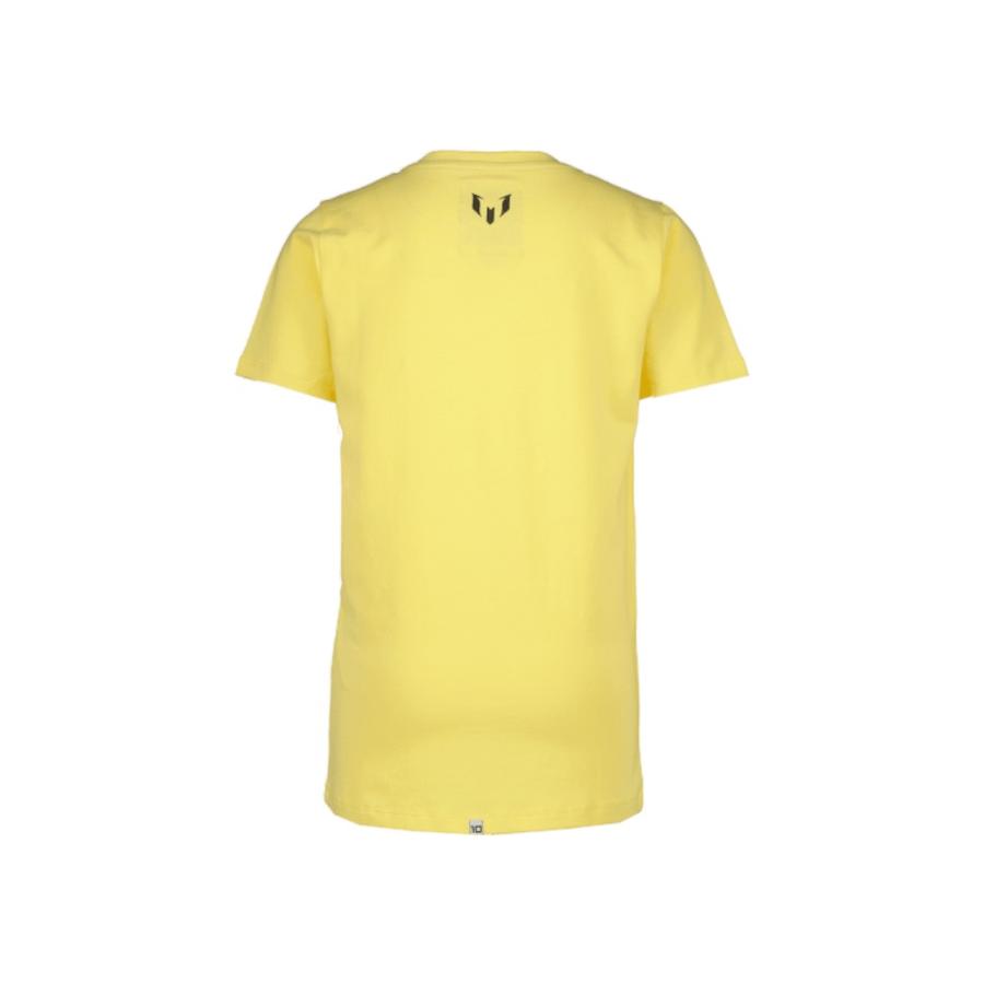 Polera Urbana Estampada Niño Messi Amarillo