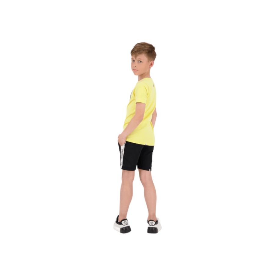 Polera Urbana Estampada Niño Messi Amarillo