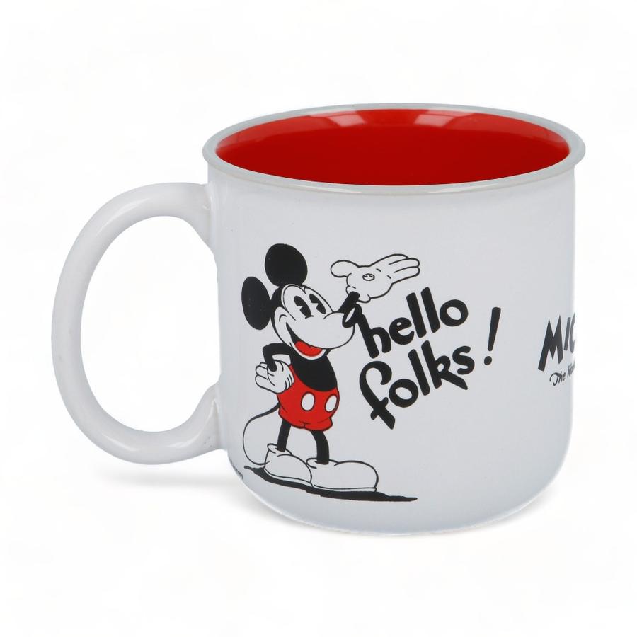 Tazón Cerámica Mickey Mouse 420Ml Blanco