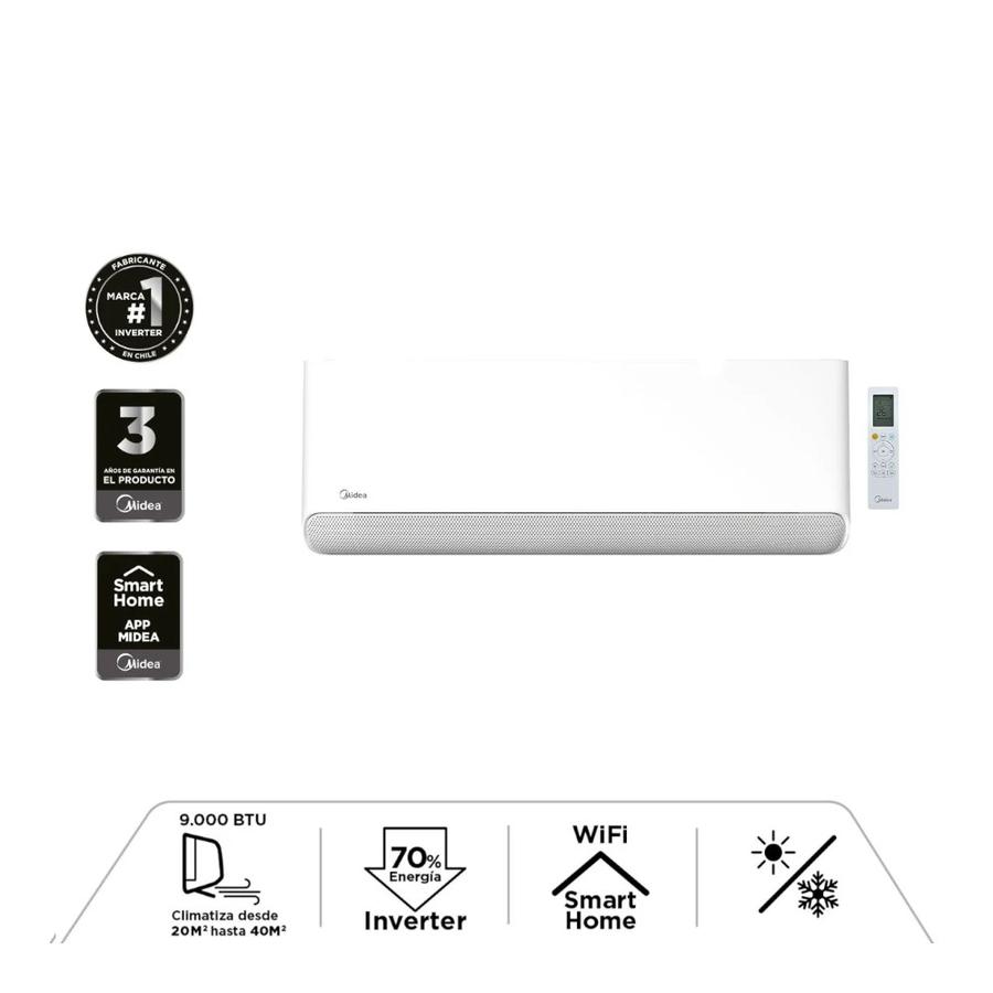 Aire Acondicionado Split Muro Breezeless 9K Btuh Midea