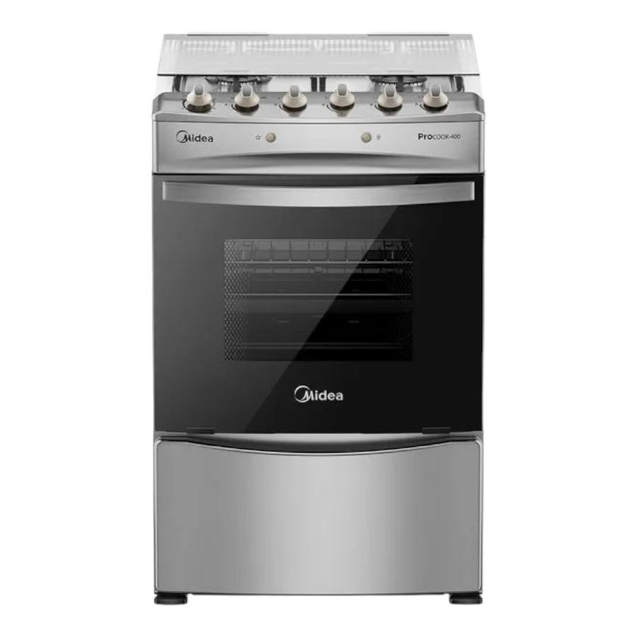 Cocina A Gas Midea MCG-4QPI24NS 