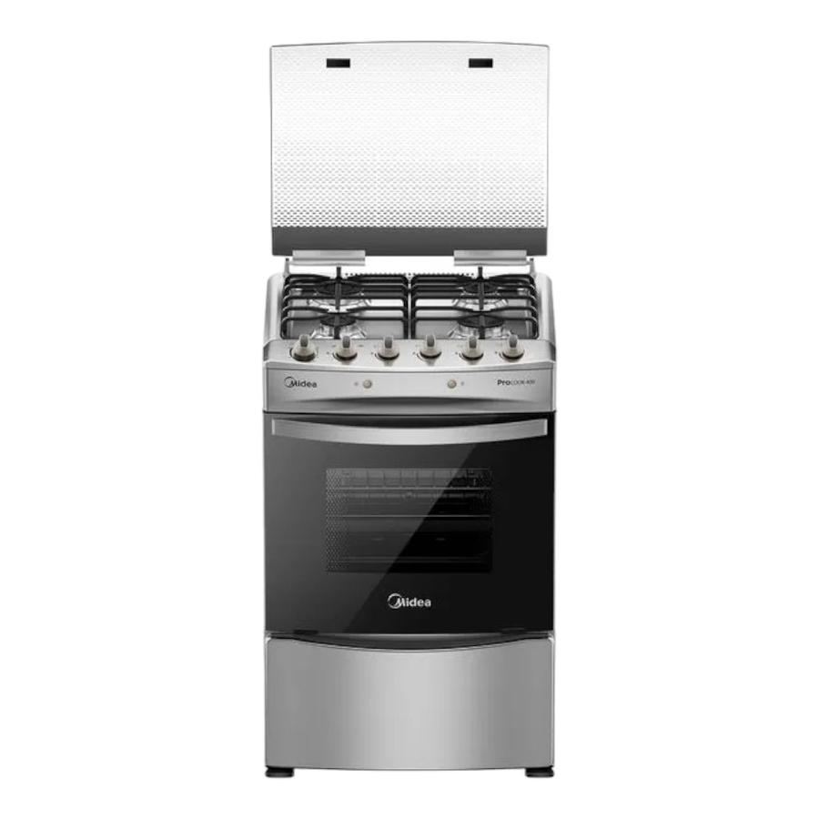 Cocina A Gas Midea MCG-4QPI24NS 