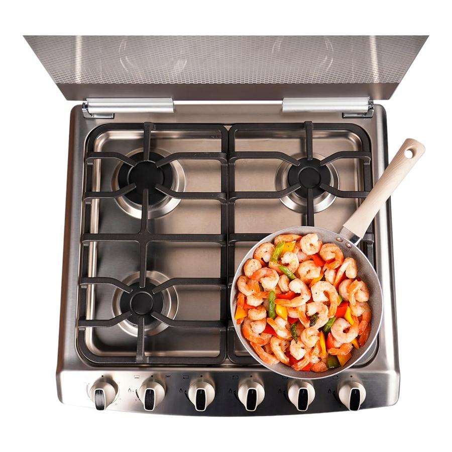 Cocina A Gas Midea MCG-4QPI24NS 