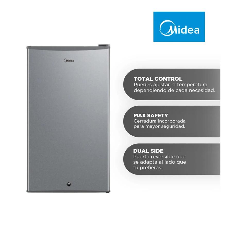 Refrigerador Minibar Midea Frio Directo Light 93 Lts Silver