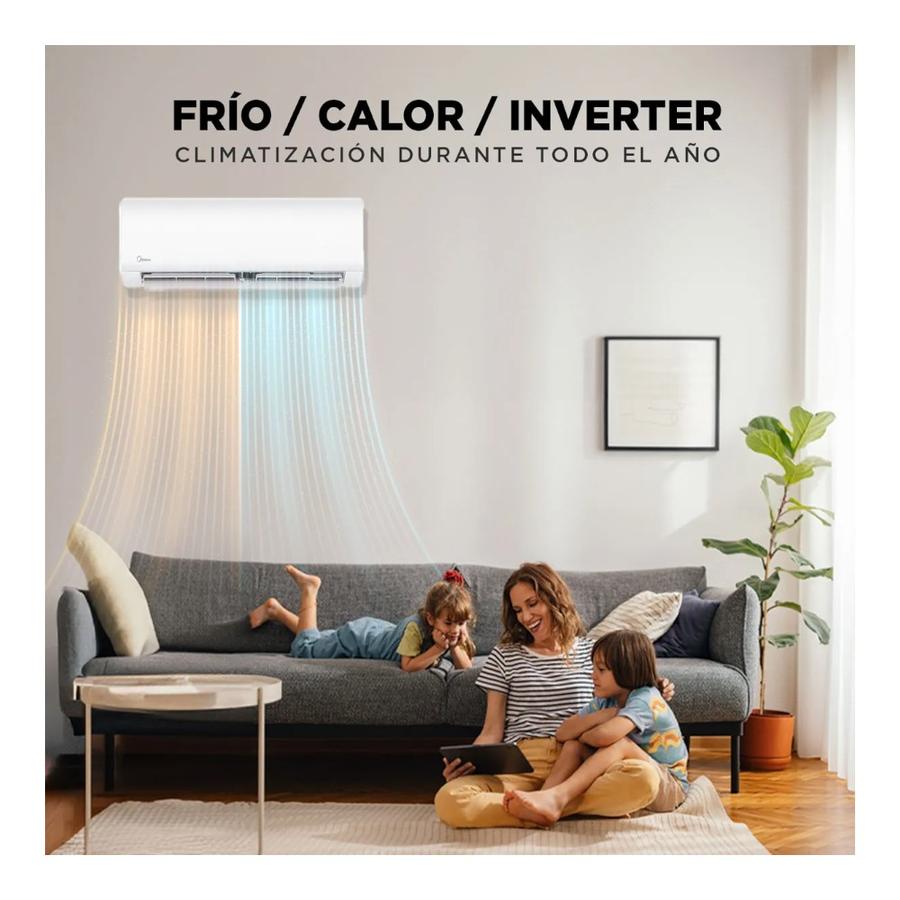 Aire Acondicionado Split Muro Xtreme Dura 9K Btuh Midea