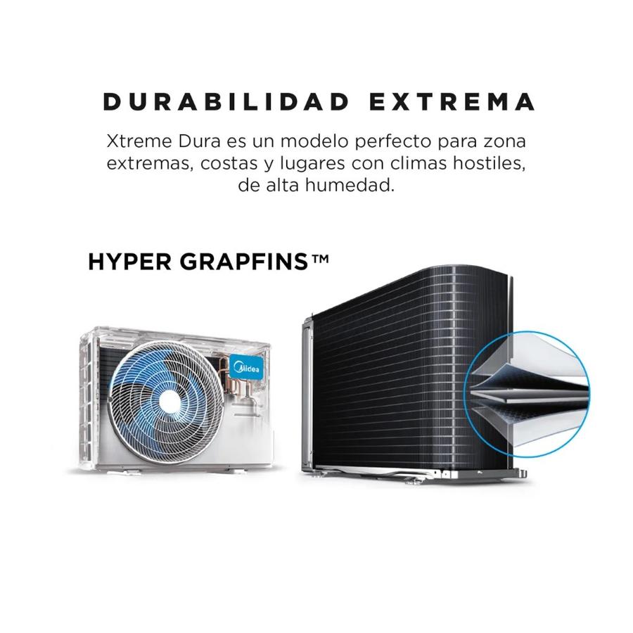Aire Acondicionado Split Muro Xtreme Dura 9K Btuh Midea