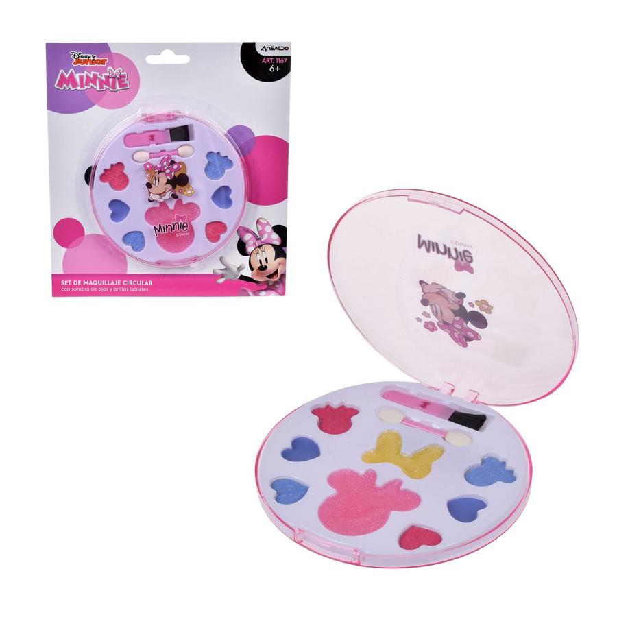 Set De Maquillaje Infantil Circular Minnie En Blister