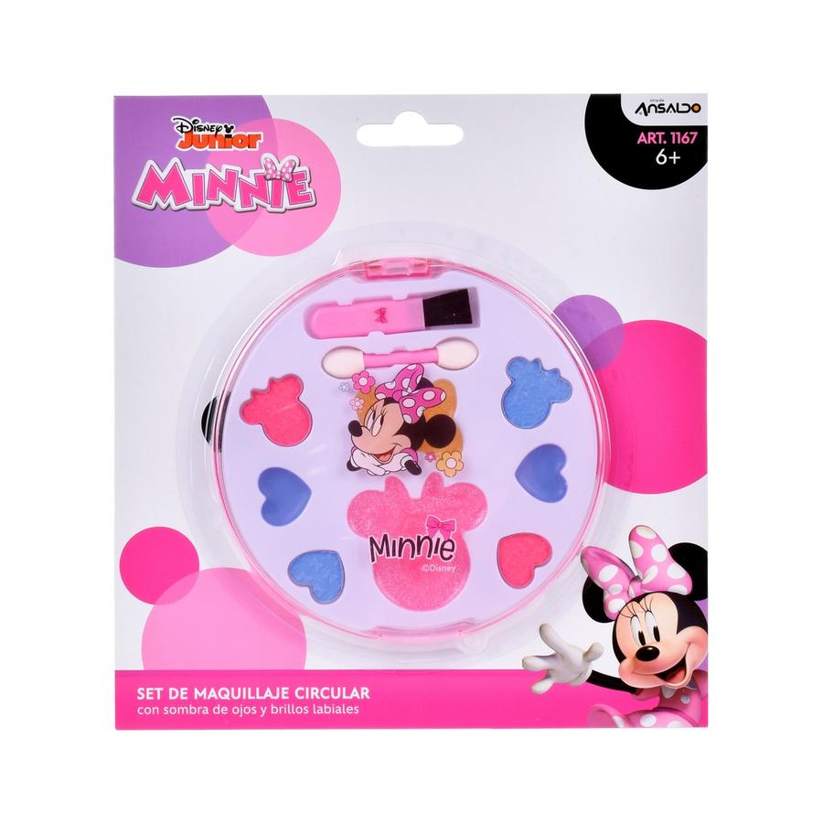 Set De Maquillaje Infantil Circular Minnie En Blister