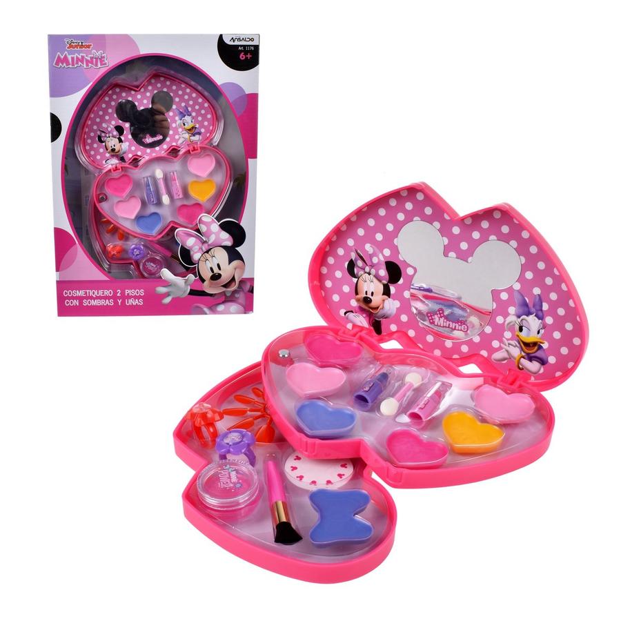 Cosmetiquero Infantil Dos Pisos Minnie