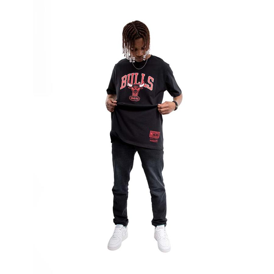 Polera Mitchell&ness Chicago Bulls Negro