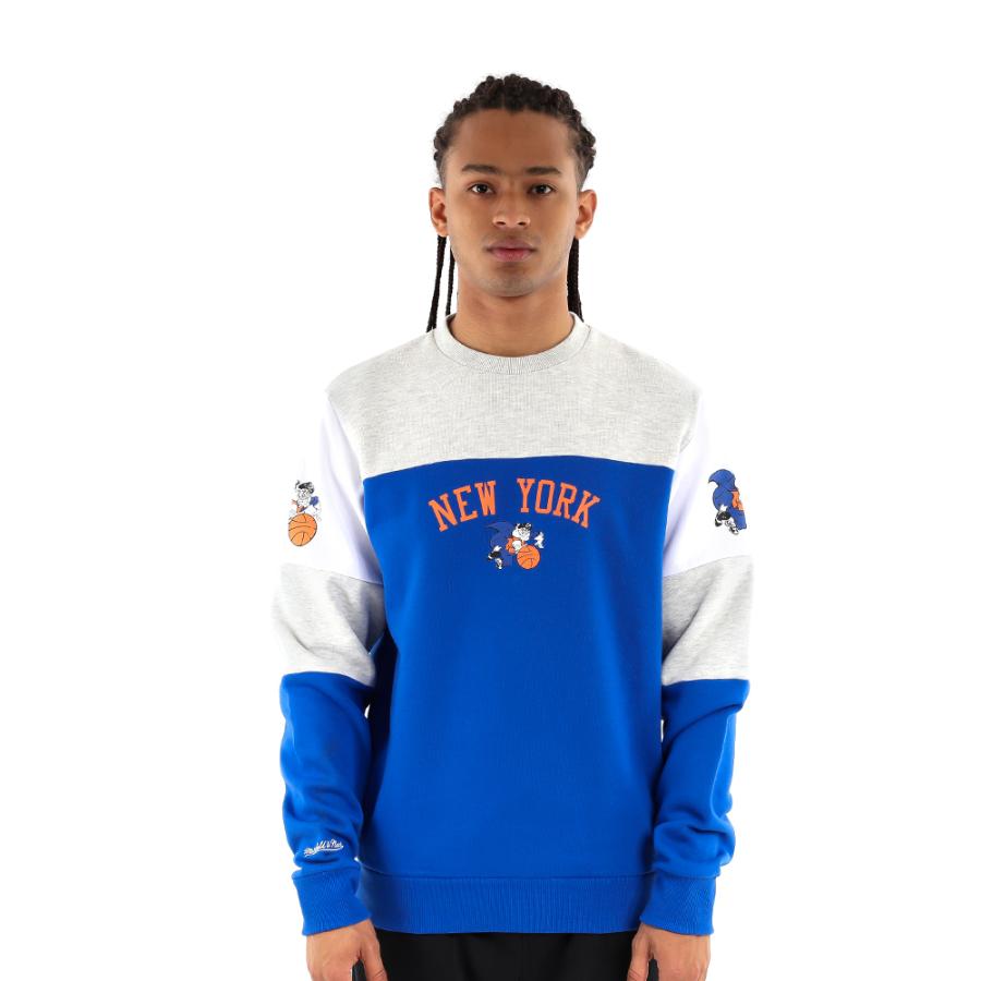 Poleron Mitchell & Ness New York Knicks Azul