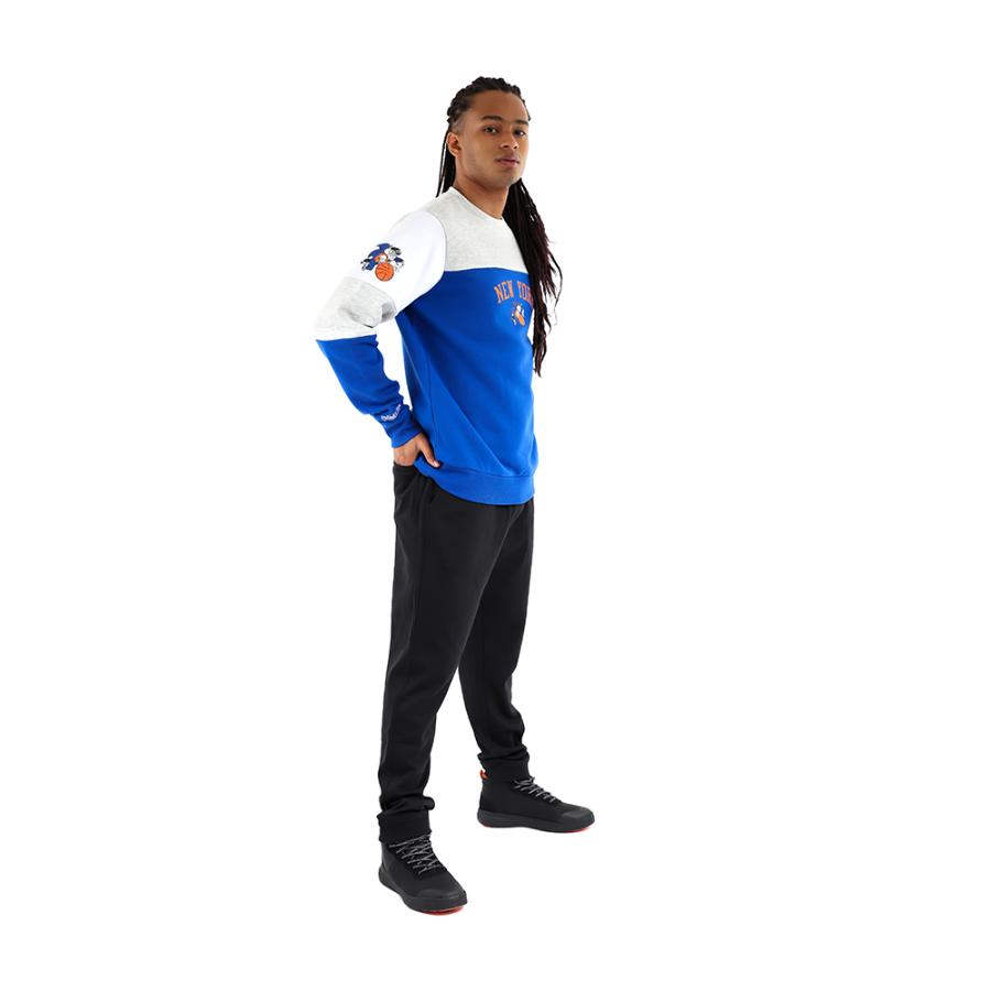 Poleron Mitchell & Ness New York Knicks Azul