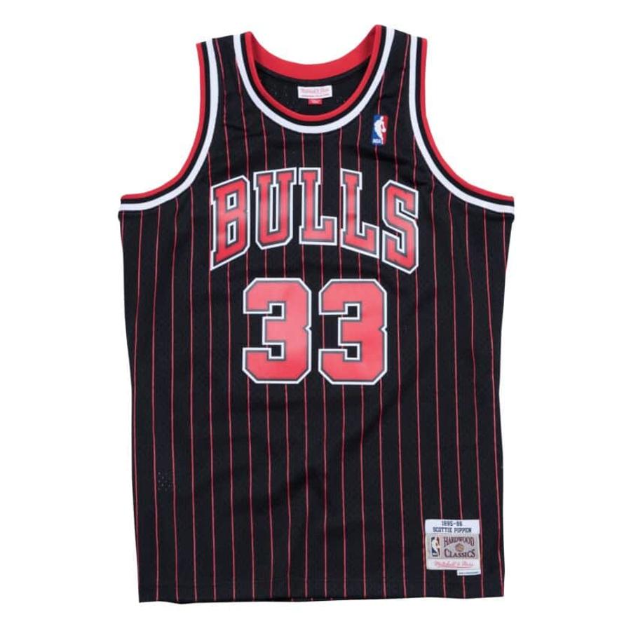 Camiseta Mitchell And Ness Bulls Scottie Pippen Negro