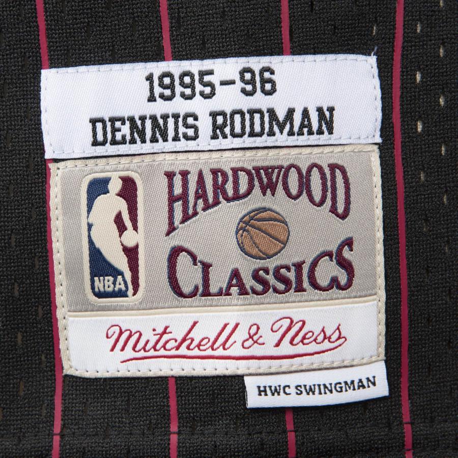 Camiseta Mitchell And Ness Bulls Dennis Rodman Negro