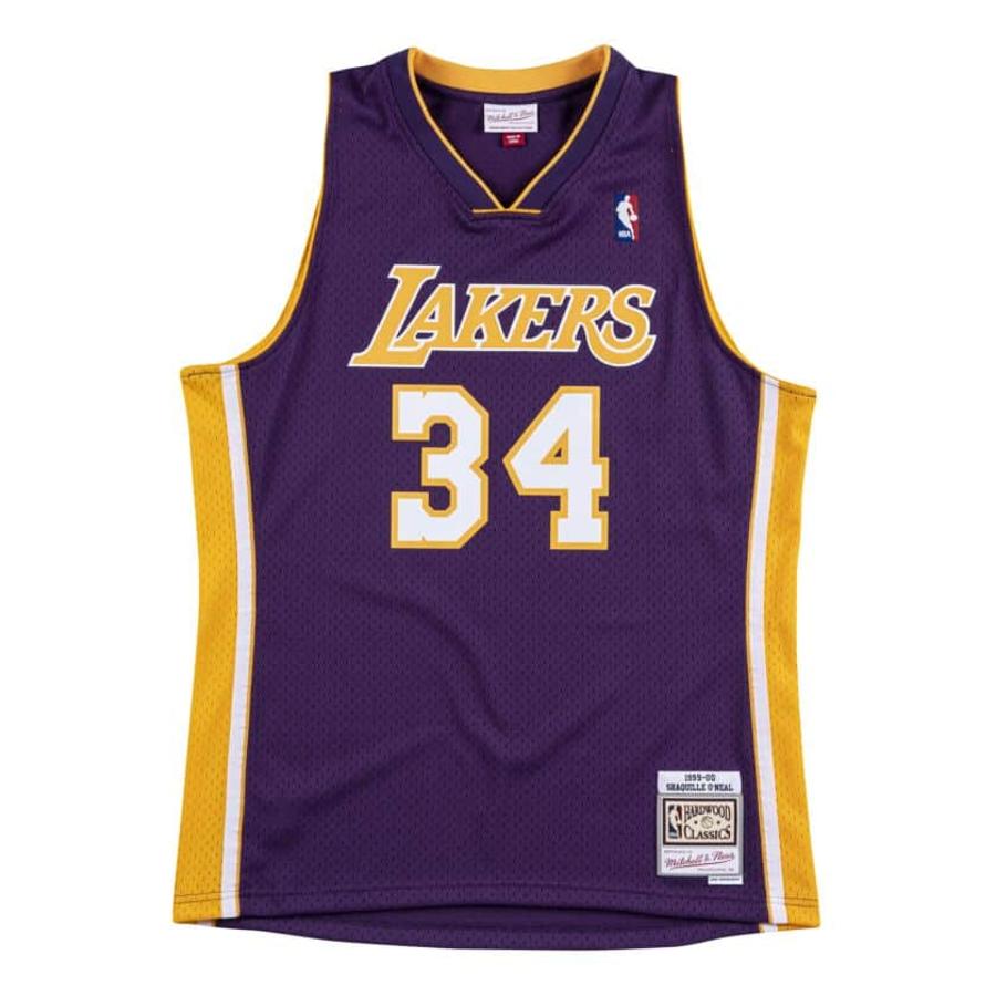 Camiseta Mitchell And Ness La Lakers Shaquille Morado