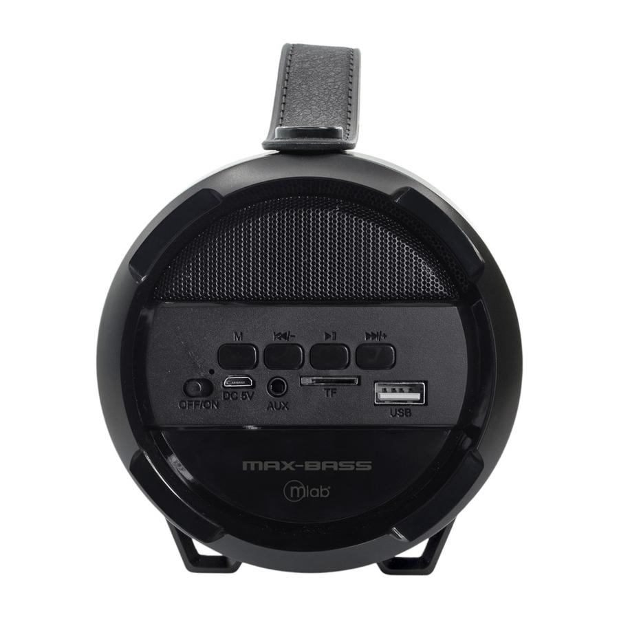 Parlante Bluetooth Mlab Power Speaker Max-Bass Negro