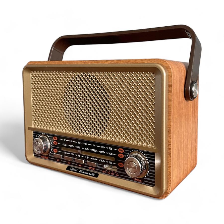 Radio Retro Bluetooth Grosseto Microlab Café