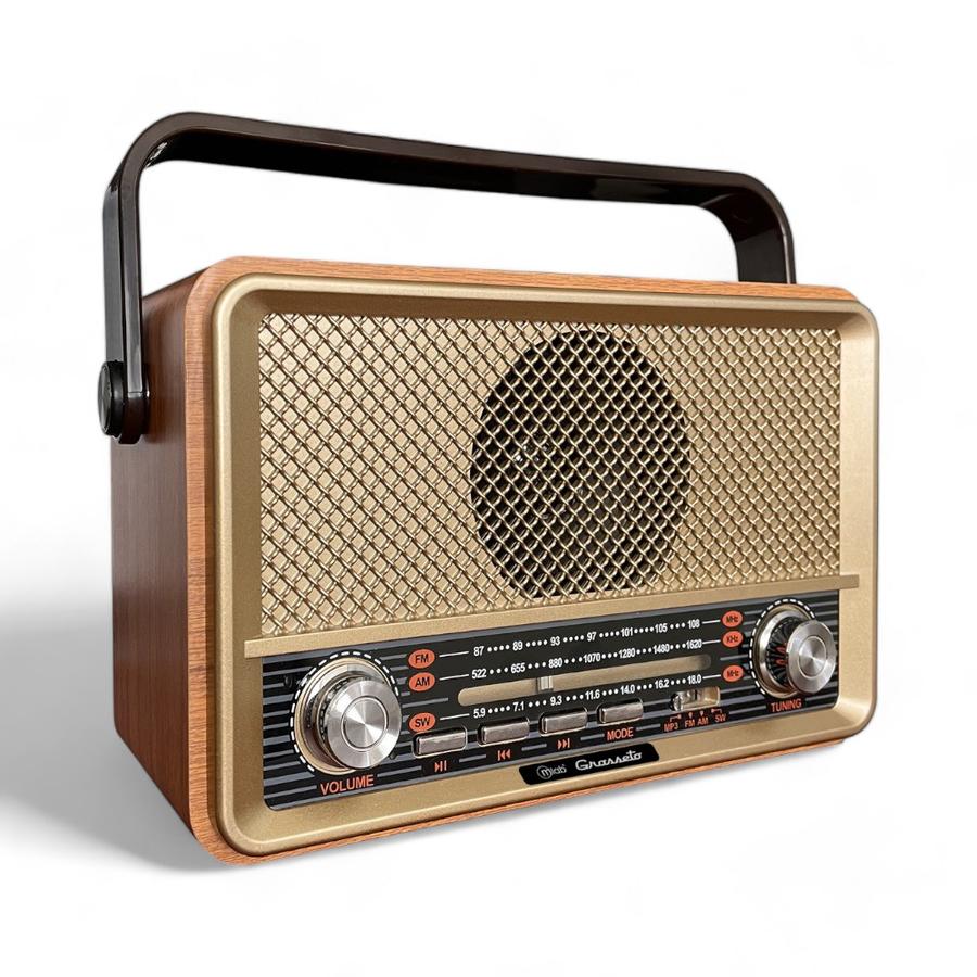 Radio Retro Bluetooth Grosseto Microlab Café