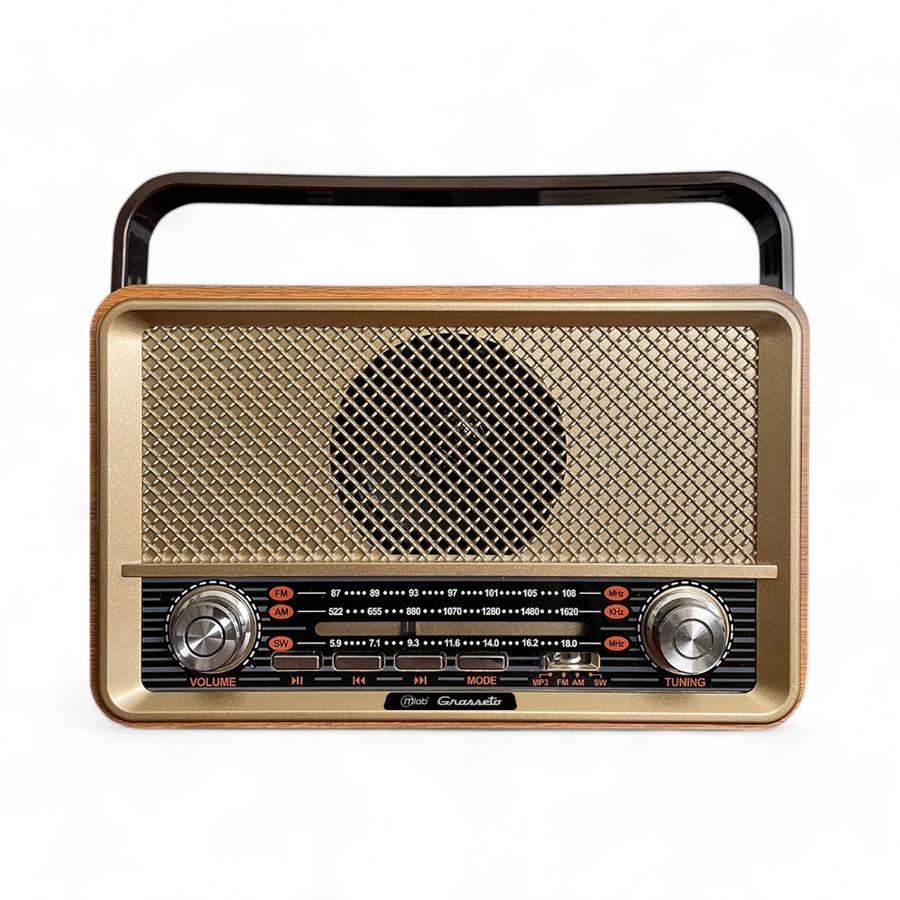 Radio Retro Bluetooth Grosseto Microlab Café