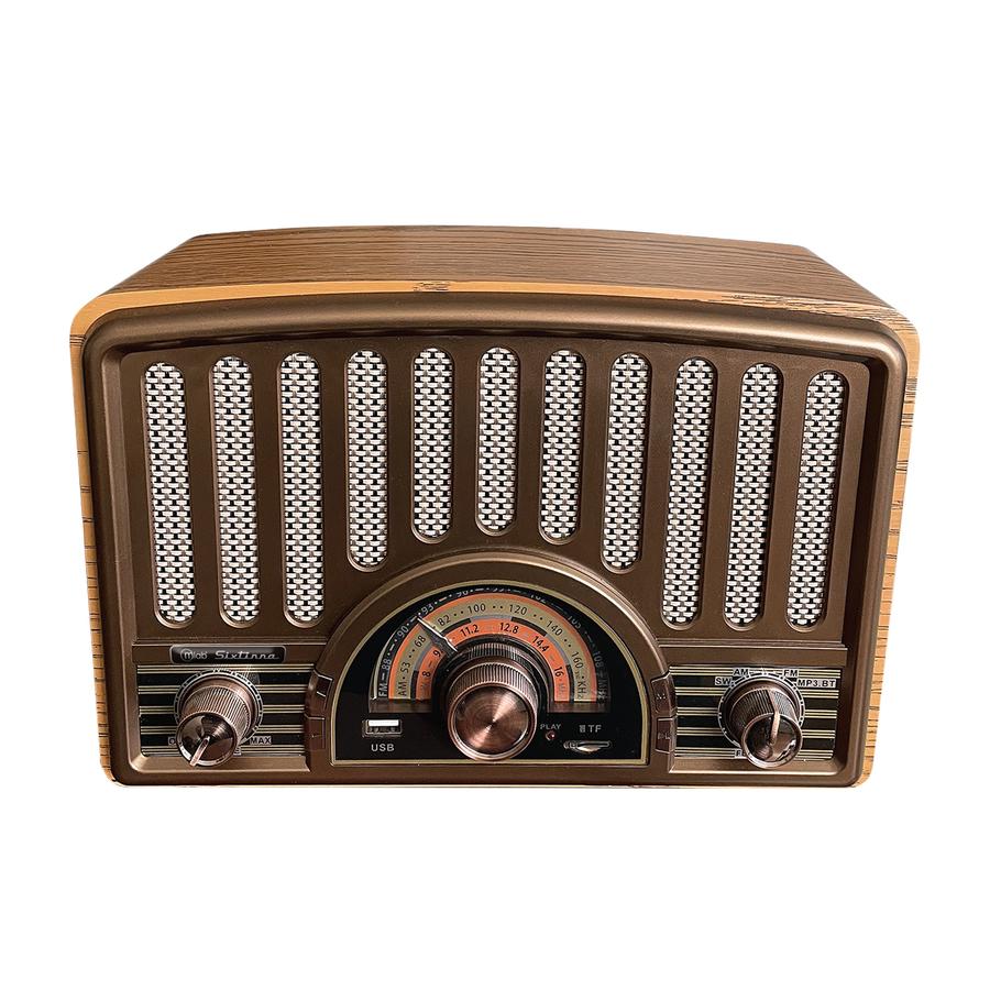 Radio Retro Sixtinna Microlab Bluetooth USB TF FM