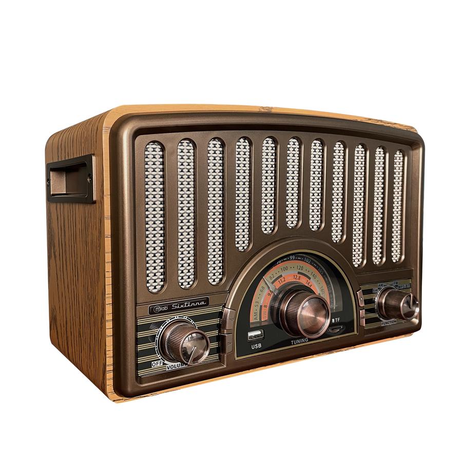 Radio Retro Sixtinna Microlab Bluetooth USB TF FM