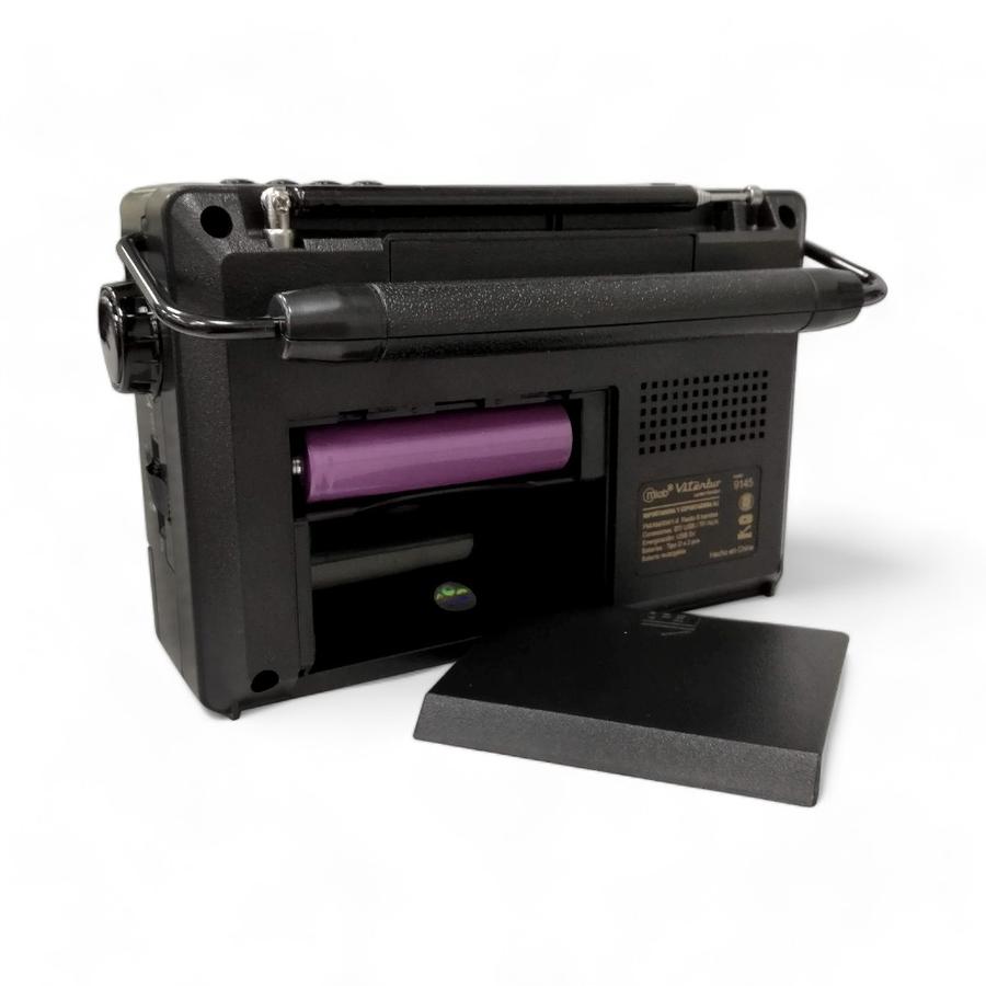 Radio Retro bluetooth Viterbo Microlab Negro