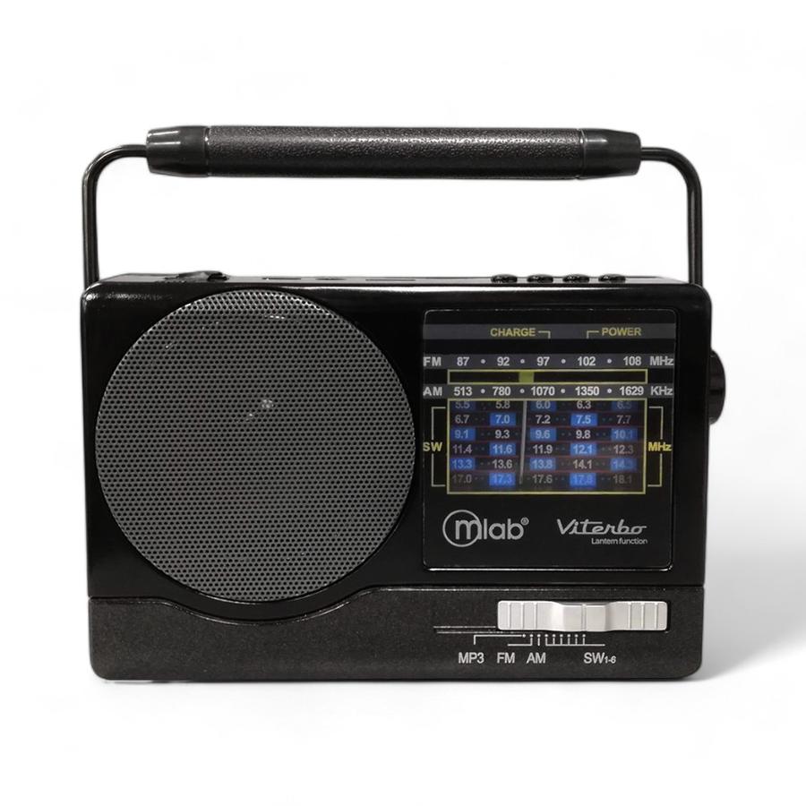 Radio Retro bluetooth Viterbo Microlab Negro