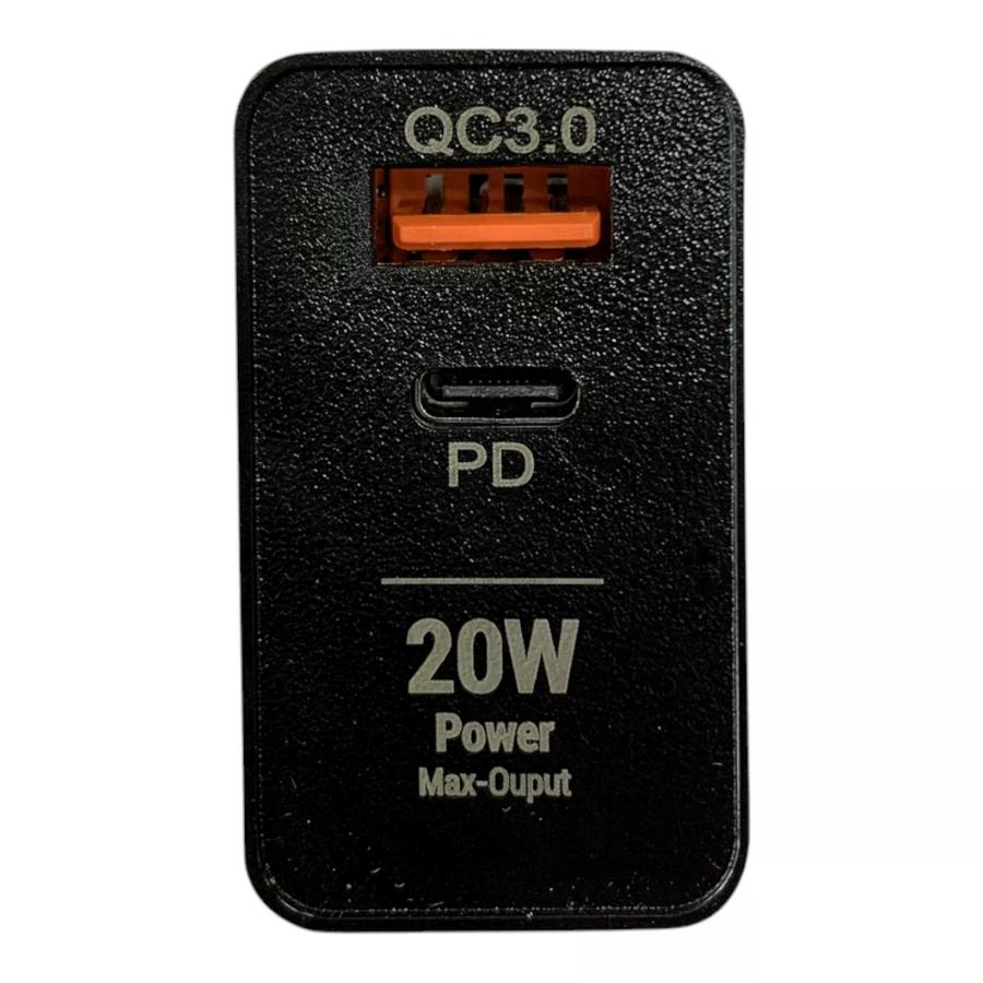 Cargador MLAB 220V 2 Puertos USB/C