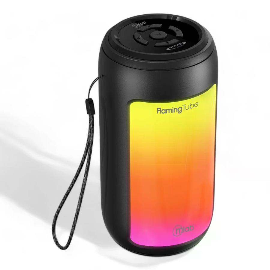 Parlante Bluetooth Microlab Flaming Tube Negro