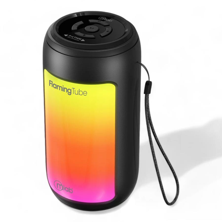 Parlante Bluetooth Microlab Flaming Tube Negro