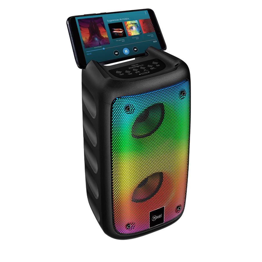 Parlante Bluetooth Tws Flaming Walk Bass Mlab Negro