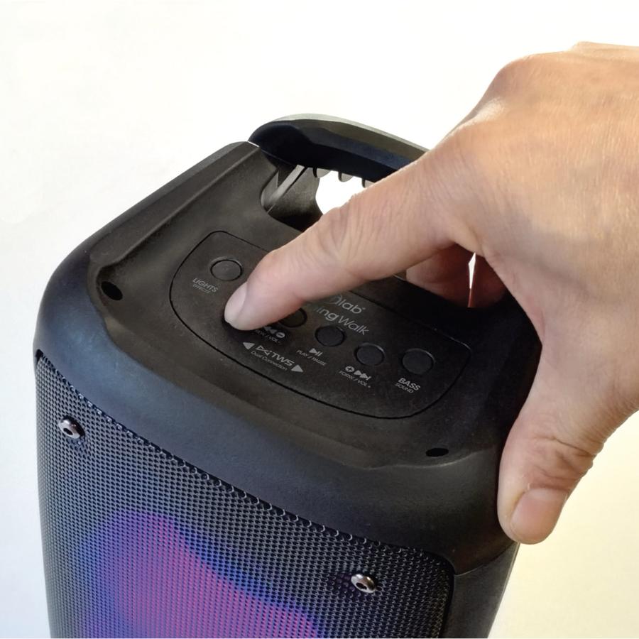 Parlante Bluetooth Tws Flaming Walk Bass Mlab Negro