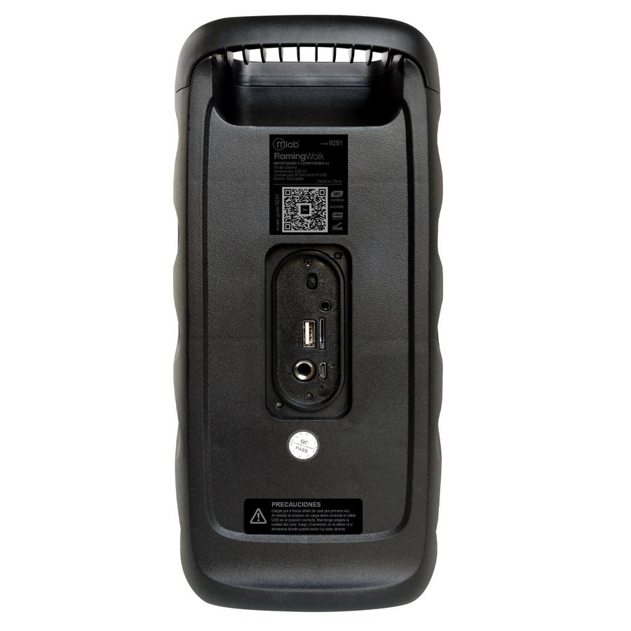Parlante Bluetooth Tws Flaming Walk Bass Mlab Negro