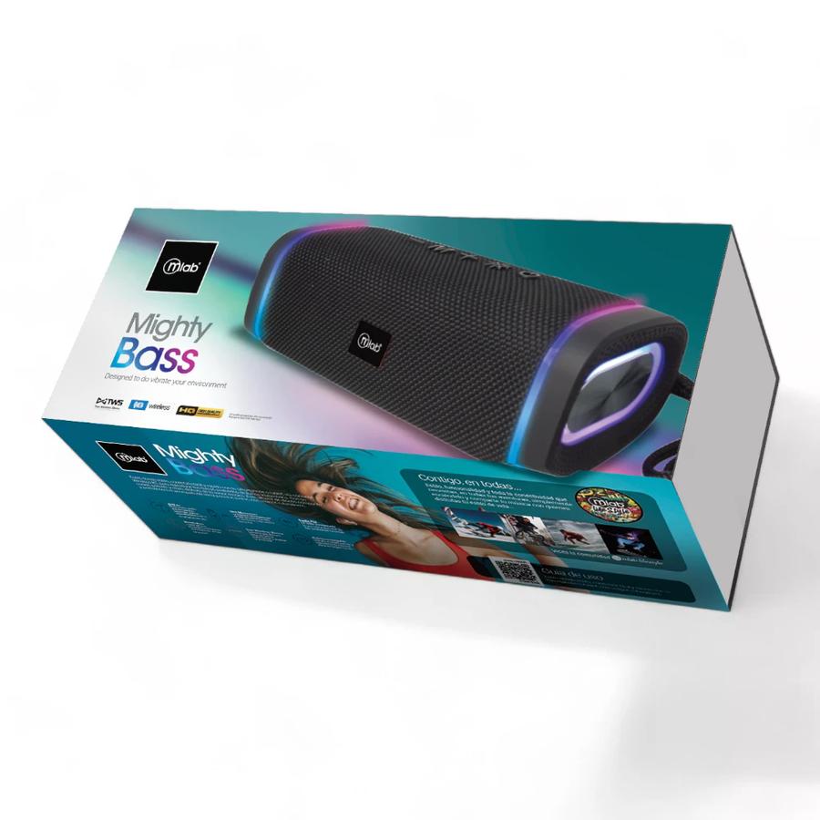 Parlante Bluetooth Microlab Mighty Bass Negro