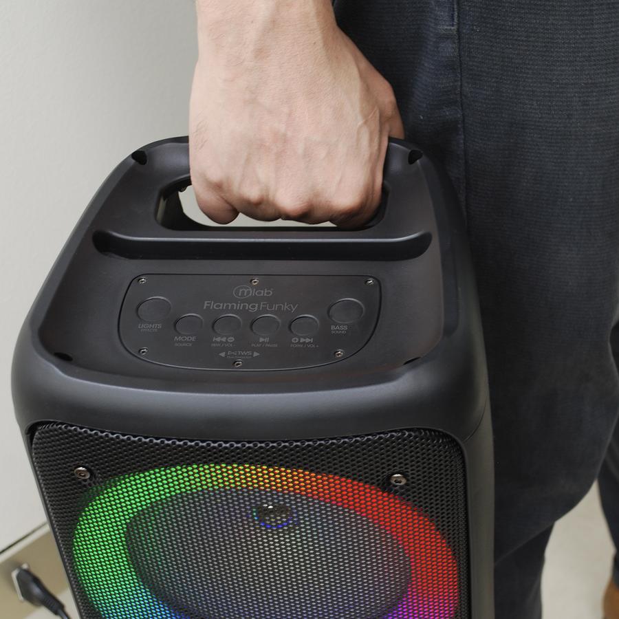 Parlante Bluetooth Funky Flaming Colorfeel Mlab Negro