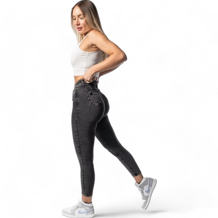 Jeans mohicano tiro alto new arrivals