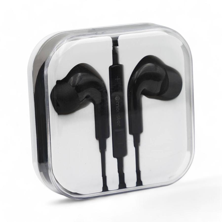 Audifonos Alámbricos Monster M21 3.5 Mm Negro